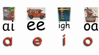 Little Wandle Phonics  alternative sounds for a e i o [upl. by Carrillo846]