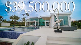 Inside a 39500000 MEGA MANSION in West Palm Beach FLORIDA [upl. by Loring106]