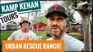 Kamp Kenan Tour at Urban Rescue Ranch [upl. by Adis472]