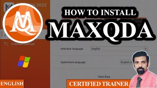 Free Install MAXQDA 2022  With Free License  Certified Trainer  Step by Step Guide  English [upl. by Hcurob]