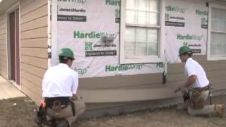 HardiePlank Lap Siding Install Video [upl. by Erida]