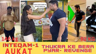 THUKRA KE MERA PYAR INTEQAM DEKHEGI  WORKOUT MOTIVATIONAL VIDEO  AUKAT  waqt sabka badalta hai🦁 [upl. by Marylou673]