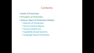 Protection in Operating Systems [upl. by Eidnil538]