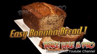 Easy Banana Bread Recipe  Super Moist [upl. by Philippine]