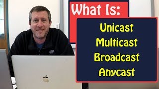 What Is A Unicast Multicast Broadcast or Anycast [upl. by Inalej]