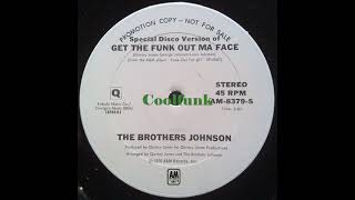 The Brothers Johnson  Get The Funk Out Ma Face 12quot Funk 1976 [upl. by Osmen]