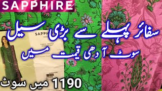 Sapphire Flat 50 off winter sale 2024  Sapphire winter collection [upl. by Caralie]