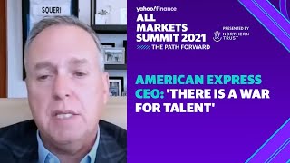 American Express CEO There is a war for talent [upl. by Dyun]