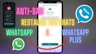 🔥 Como pasar WhatsApp Original a WhatsApp Plus  SIN PERDER CONVERSACIONES  Febrero 2024 antiban✅📱 [upl. by Gemini220]