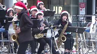 Kyoko Furitsu Kogyo High School Mambou Jazz Band at Himeji Station 2nd set [upl. by Aneeles]