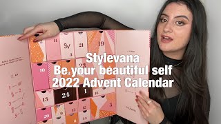 KBEAUTY ADVENT CALENDAR UNBOXING  Stylevana Be Your Beautiful Self 2022 24 Day Advent Calendar [upl. by Munson279]