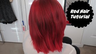 How I dyed my Hair Red  Loreal Hicolor Highlights  Alyssa Nicole [upl. by Duleba725]