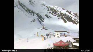 Sölden  Ötztal Arena Silberbrünnl webcam time lapse 20102011 [upl. by Jenkel642]