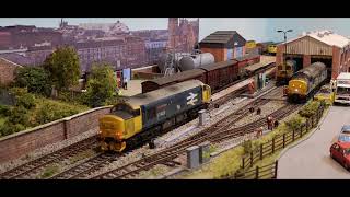 Playing Trains 2  OO Gauge Micro Railway Layout  1080P HD [upl. by Ardnuahs]