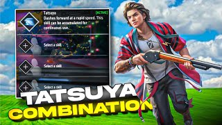 TATSUYA  RUSH COMBINATION   Free Fire Best Short range Skill Combo 🔥 [upl. by Lepp]