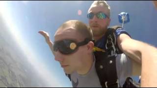 Skydive Airtight tandem jump 7000ft [upl. by Ennovart]