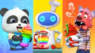 Rainbow Juice Song  Colors Song  Fun Sing Along Songs  Kids Song  Kids Cartoon  BabyBus [upl. by Bathulda240]