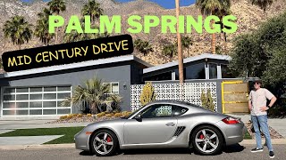 Driving Palm Springs modern neighborhoods [upl. by Keriann725]