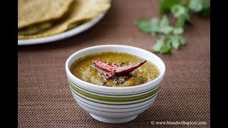 Onion Tomato Coriander Chutney Recipe for Idli Dosa Pongal or Vada [upl. by Quintus]