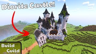 Diorite Castle in MInecraft [upl. by Rufena]