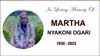 Martha Nyakoni Ogari Funeral and Burial [upl. by Euqinahs999]