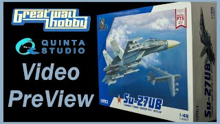 GWH 148 Su27UB FlankerC and Quinta Studio 3D decals detailed video preview [upl. by Arok839]