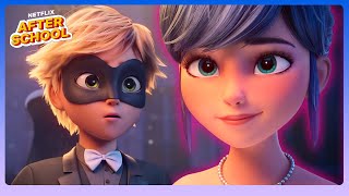 Ladybug  Cat Noirs First Kiss 🌟 Miraculous Ladybug amp Cat Noir The Movie  Netflix After School [upl. by Selym]