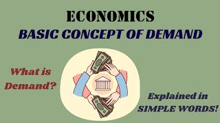 Basic Concept Of Demand What is DemandEconomics Meaning of Law of Demand Definition Simple Words [upl. by Ruhtra]