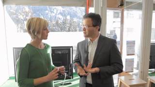 Professor of Geography and Author Dr Laurence Smith speaks with Edie Lush at Hub Davos [upl. by Ashil]