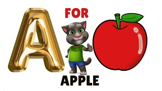 ABC PHONIC SONGLearn Alphabet A to Z  ABC Preschool Book Learning A for APPLE Phoneticskids [upl. by Shuping]