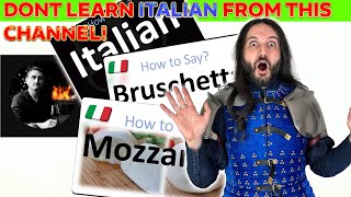 DO NOT LEARN ITALIAN FROM THIS CHANNEL [upl. by Yelyk]