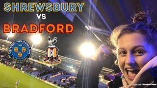 SHREWSBURY TOWN VS BRADFORD CITY [upl. by Bajaj]