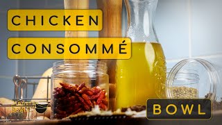 How to clarify a chicken stock and make a consommé at home [upl. by Goodwin940]