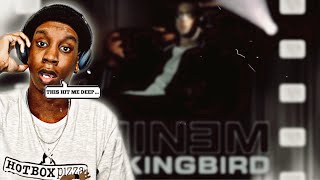 FIRST TIME HEARING Eminem  Mockingbird Official Music Video REACTION  THIS HAD ME EMOTIONAL… [upl. by Etolas]