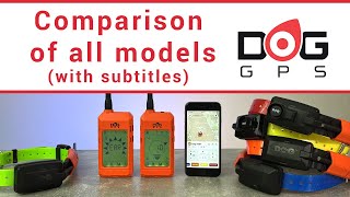 Comparison of all DOG GPS models with subtitles [upl. by Garfield128]