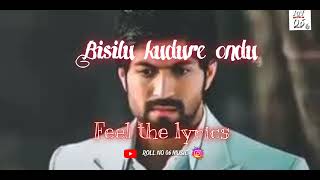 Bisilu kudure ondu  googly movie song  Rajesh Krishna [upl. by Aneliram902]