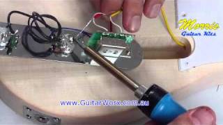 Wiring a Fender Telecaster style Guitar Kit  Guitar Kits [upl. by Kimbra372]