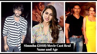 Simmba 2018 Movie Cast Real Name and Age [upl. by Arde]