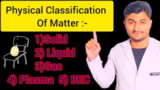 Solid Liquid Gas Physical Classification of Matter and their definition according to boards Ncert 1 [upl. by Lolanthe]