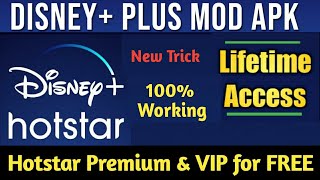 Disney Hotstar MOD APK  Hotstar Premium Mod Apk  100 Working  Premium Free Lifetime 2020 [upl. by Lonnard]