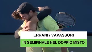 US Open 2024 Sara Errani ed Andrea Vavassori vincono ancora sono in semifinale nel doppio misto [upl. by Cammie209]