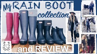 rain boot collection and review [upl. by Halullat]