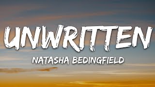 Natasha Bedingfield  Unwritten Lyrics [upl. by Madonna]