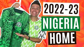 🇳🇬 2022 WORLD CUP 🦅 Nike 202223 Nigeria Home Shirt  Review amp Unboxing [upl. by Iramo]