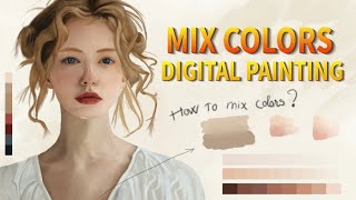 How To Start A Digital Portrait Painting In Color [upl. by Kcod]