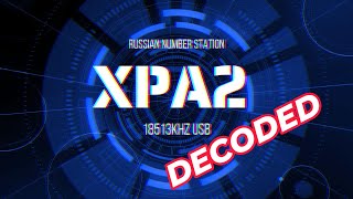 18513kHz USB Russian Number Station XPA2 calling 296 DECODED 17092024 [upl. by Trey]