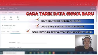 Cara Tarik Data Siswa Baru Tahun Pelajaran 20242025 di Aplikasi Dapodik Versi 2025 [upl. by Oiligriv696]