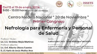 Primer Congreso Nefrología para Enfermería y Personal de Salud [upl. by Ballinger]