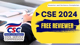 Career Service Exam 2024  Grammar and Sentence Completion 1 [upl. by Alvan]