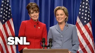 Sarah Palin and Hillary Address the Nation  SNL [upl. by Eneleoj]